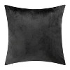 20"x20" Oversize Angular Color Block Square Throw Pillow Neutral - Edie@Home: Modern Velvet, Indoor/Outdoor, Zippered - image 2 of 4