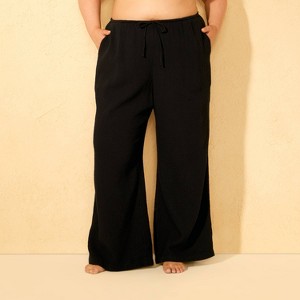 Women's Gauze Swim Cover Up Pants - Shade & Shore™ - 1 of 3