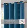 HLC.ME Dakota 100% Blackout Thick Thermal Insulated Energy Efficient Heat Blocking Curtains Grommet Panels, Set of 2 - 2 of 4