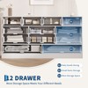 12 Drawers Wooden Dressers for Adult, Modern Wood Chest of Drawers Clothes Storage Organizer for Bedroom - 3 of 4