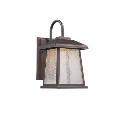 Chloe Lighting Frontier Transitional Led Rubbed Bronze Outdoor Wall Sconce 12" Height