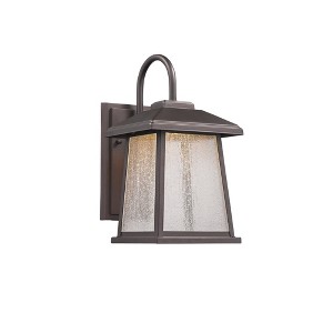 Chloe Lighting Frontier Transitional Led Rubbed Bronze Outdoor Wall Sconce 12" Height - 1 of 4