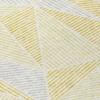 Gold Gray And Wheat Geometric Washable Indoor Outdoor Area Rug - 4 of 4