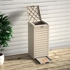Chic Crate-Resin Manual Lift Outdoor Trash/Recycling Bins - 31 Gallons - 4 of 4