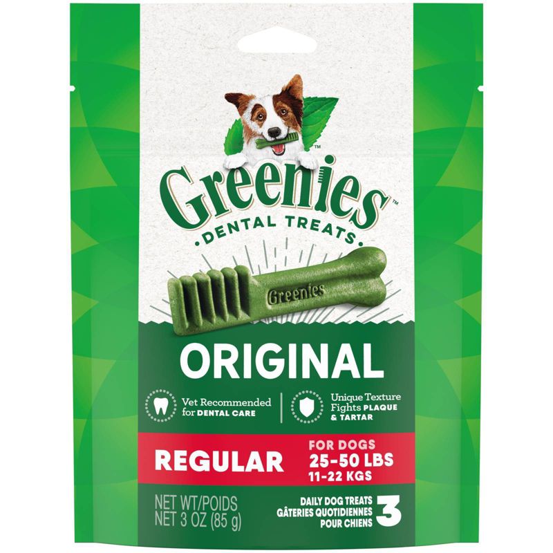 Greenies Regular Original Chicken Flavor Adult Dental Dog Treats, 1 of 14