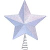 Kurt Adler Star Christmas Tree Topper, Blue & Silver, 13.5" - 3 of 4