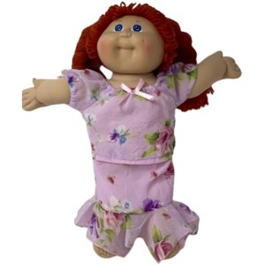 Doll Clothes Superstore Handmade Lavender Floral Chiffon Skirt & Blouse for 18-Inch Dolls - 1 of 4