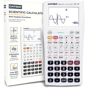 CATIGA CS-121 Scientific Calculator with Graphic Functions (White) - 1 of 4