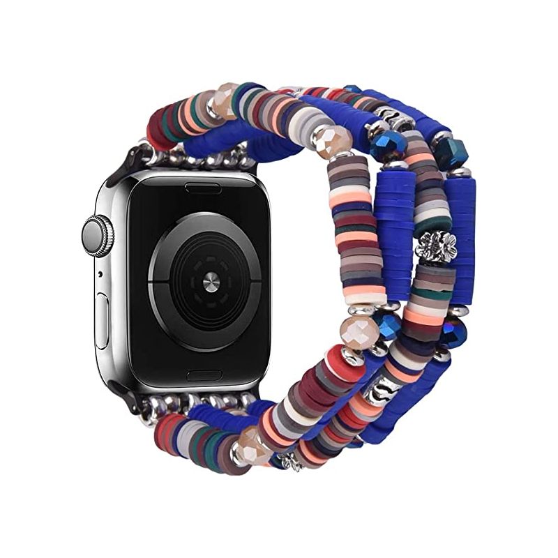 Worryfree Gadgets Fashion Preppy Stack Handmade Elastic Band for Apple Watch 38/40/41mm, 3 of 10