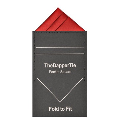 TheDapperTie - Men's Trifecta Triangle Pre Folded Pocket Square