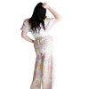 Women's Puff Sleeve Floral Contrast Top - current air - 4 of 4