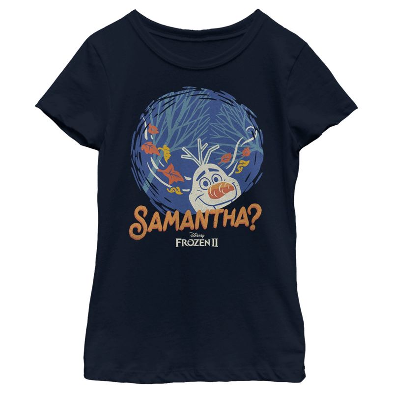 Girl's Frozen 2 Olaf Samantha T-Shirt, 1 of 5