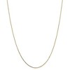 Black Bow Jewelry 0.7mm, 10k Yellow Gold, Box Chain Necklace - 3 of 4