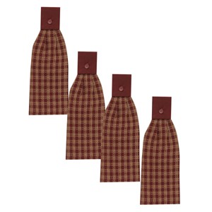 Park Designs Red Sturbridge Hand Towel Set of 4 - 1 of 4