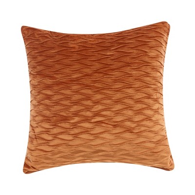 Unique Bargains Couch Bedroom Luxury Textured Soft Cozy Solid Striped Square Throw Pillow Covers Set of 2