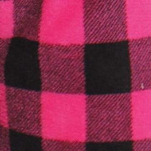 buffalo plaid fuchsia / black