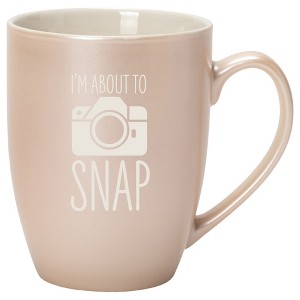 100 North Photography Camera lens 10 Ounce White and Precious Pearl Metallic Finish, Comfortably Fits Your Hands, New Bone China Coffee Tea Cup Mug, - 1 of 1