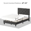 Platform Bed Frame with Upholstered Headboard and Wooden Slats Support, Upholstered Mattress Foundation/No Box Spring Needed/Easy Assembly - 3 of 4