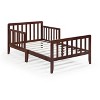 PAGED Toddler Bed Wooden Baby Bed Frame with 4 Side Guardrails and Slatted Deisgn for Bedroom - 4 of 4