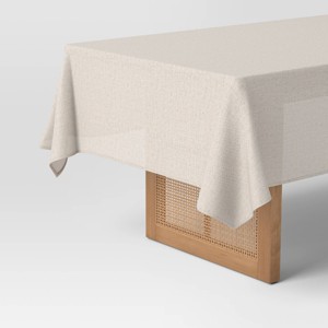 Linen Blend Tablecloth Cream - Threshold™ - 1 of 3