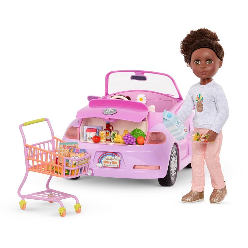 Glitter Girls Shopping Cart &#38; Groceries Accessory Set for 14&#34; Dolls, 5 of 9