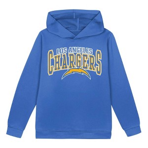 NFL Los Angeles Chargers Toddler Boys' Poly Fleece Hooded Sweatshirt - 1 of 1