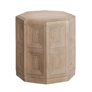 Royal Hampton Accent Side End Table, Tawny Brown Wood, Rectangular 20 Inch - 1 of 1