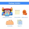 Infans Inflatable Bounce House Castle Jumper Moonwalk Playhouse Slide W/ 550W Blower - 4 of 4