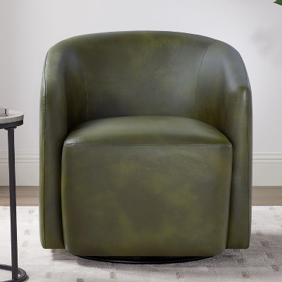 NicBex Modern Swivel Chair with Pocket Coil Seat Cushion, Soft & Durable Upholstery for Living Room, Bedroom, Office Accent