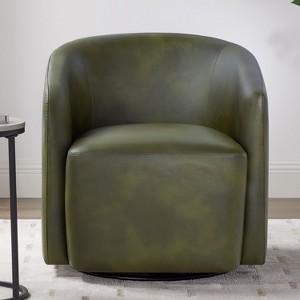 NicBex Modern Swivel Chair with Pocket Coil Seat Cushion, Soft & Durable Upholstery for Living Room, Bedroom, Office Accent - 1 of 4