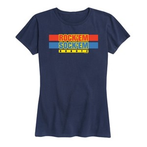 Women's - Rock 'Em Sock 'Em Robots - Worlds Only Boxing Robots Short Sleeve Graphic T-Shirt - 1 of 4