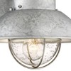 John Timberland Modern Industrial Outdoor Barn Lights Set of 2 Metal Dusk to Dawn Motion Sensor Gooseneck 9" Clear Glass Exterior - 4 of 4
