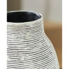 Signature Design by Ashley Girtha 16" Vase, Antique White & Black Polyresin - 3 of 4