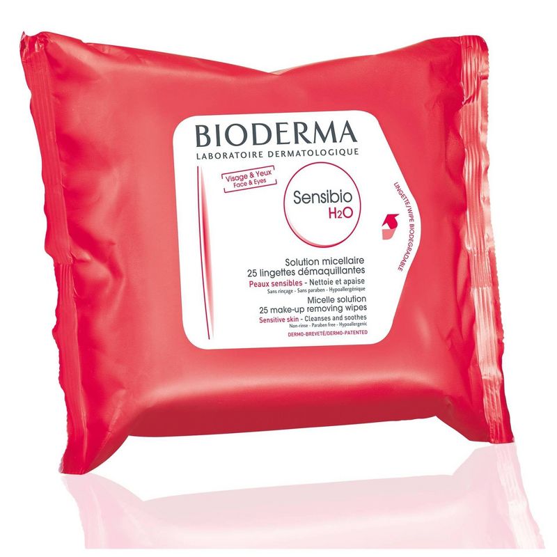 Bioderma Sensibio H2O Facial Cleansing Wipes - 25ct/2pk, 3 of 6