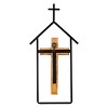Cross & Steeple Wall Art Metal & Wood - Foreside Home & Garden - 3 of 4