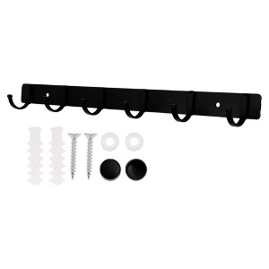 Unique Bargains Bathrooms Coat Rack Wall Hooks for Hanging Hat Rack Towel - 1 of 4