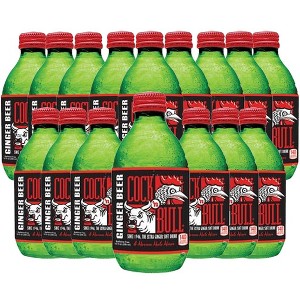 Cock n Bull Ginger Beer 10oz Soda Bottles - Ideal Mixer for Cocktails, Mocktails, and Bartenders - Premium Quality for Perfect Mixed Drinks - Refreshing Flavor Profile- Made In USA - 1 of 3