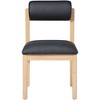 Meridian Furniture,Roundhill Vegan Leather Upholstered Dining Chair, Set of 2 - 4 of 4