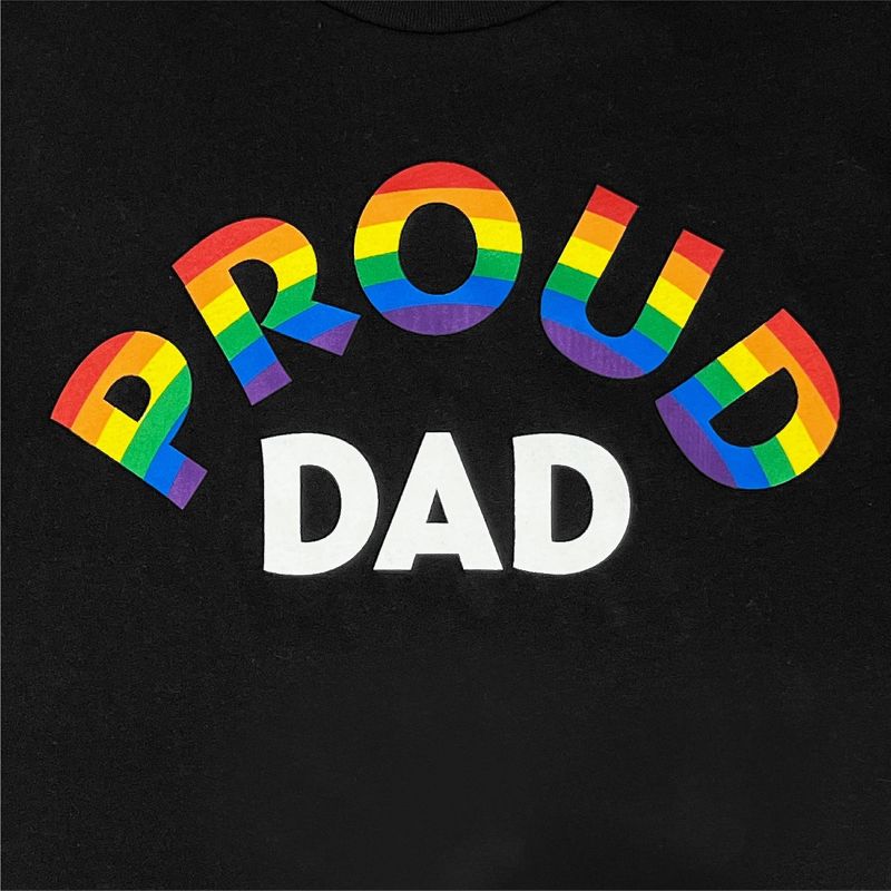 Men's IML Proud Dad Short Sleeve Graphic T-Shirt - Black, 5 of 9