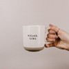 Sweet Water Decor Relax Girl Stoneware Coffee Mug -14oz  - 4 of 4