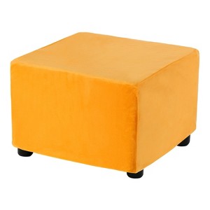 Unique Bargains Elastic Living Room Bedroom Square Foot Stool Cover - 1 of 4
