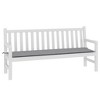 vidaXL Garden Bench Cushion Gray 70.9"x19.7"x1.2" Oxford Fabric - 3 of 4