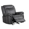 Vynxaria Power Motion Microfiber Recliner Chair w/Pocket Coil Seats, USB Port, 138° Recline, D25 Foam, 3" Floor Clearance - 2 of 4