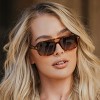 WMP Eyewear Womens Polarized Sleek Double Bridge Aviator Sunglasses - 3 of 4