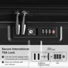 Karl Home Luggage 24  inch Suitcase PC ABS with TSA Lock Expandable Spinner Carry on Hardshell Lightweight Black - 3 of 4