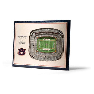 NCAA Auburn Tigers 5-Layer Stadiumviews 3D Wall Art