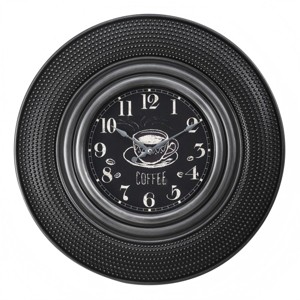 GlasFlength Wall Clocks Non Ticking Clock Digital Wall Clock Silent Vintage Decorative Wall Clocks for Living Room, Gray, 20"*2"*20" - 1 of 4