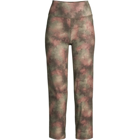 Lands' End Women's Tall Active Crop Yoga Pants - X Large Tall - Forest Moss  Camo Tie Dye : Target