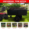 TROPOW Heavy Duty Steel ATV Dump Trailer, 15 Cu.Ft Pull Behind Utility Trailer with Removable Sides & All-Terrain Tires for Garden/Yard/Lawn - 3 of 4
