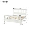 Wood Platform Bed with Headboard and Footboard - 3 of 4